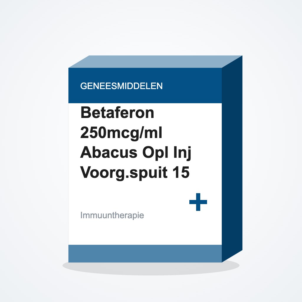 [3666229] Betaferon 250mcg/ml Abacus Opl Inj Voorg.spuit 15