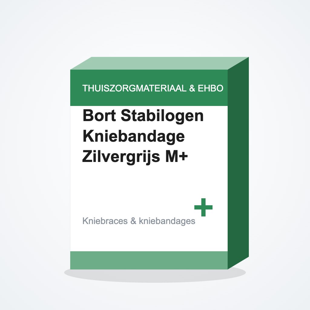 [2626661] Bort Stabilogen Kniebandage Zilvergrijs M+