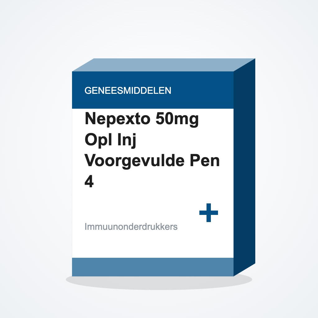 [4229712] Nepexto 50mg Opl Inj Voorgevulde Pen 4