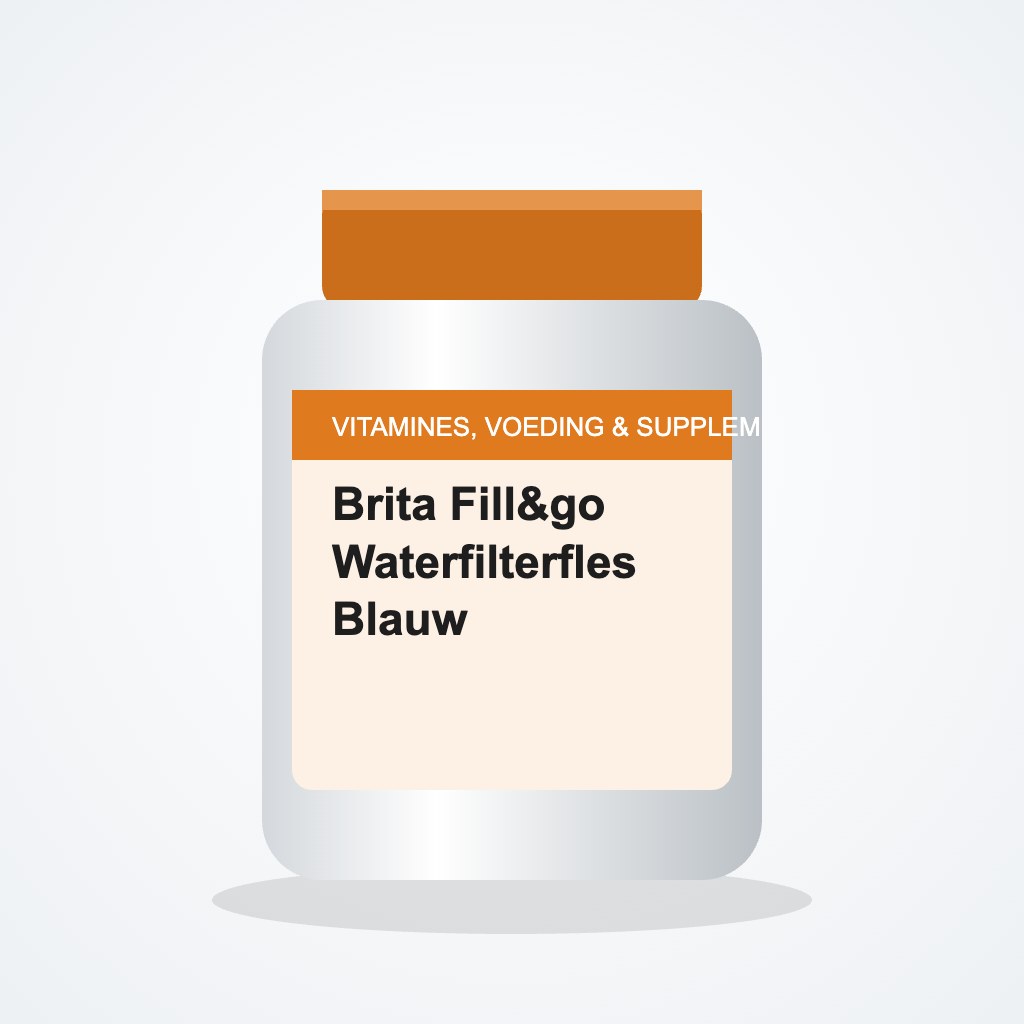[3021847] Brita Fill&go Waterfilterfles Blauw