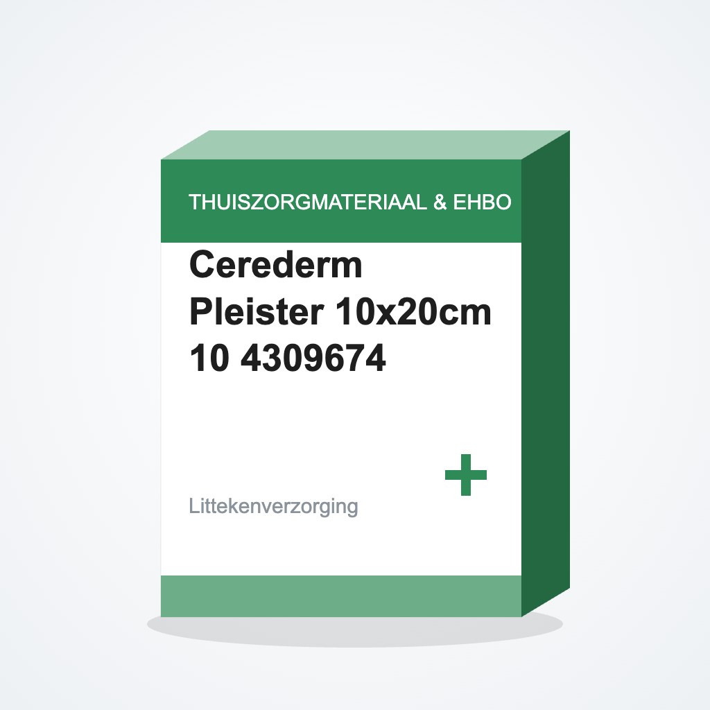 [2221869] Cerederm Pleister 10x20cm 10 4309674