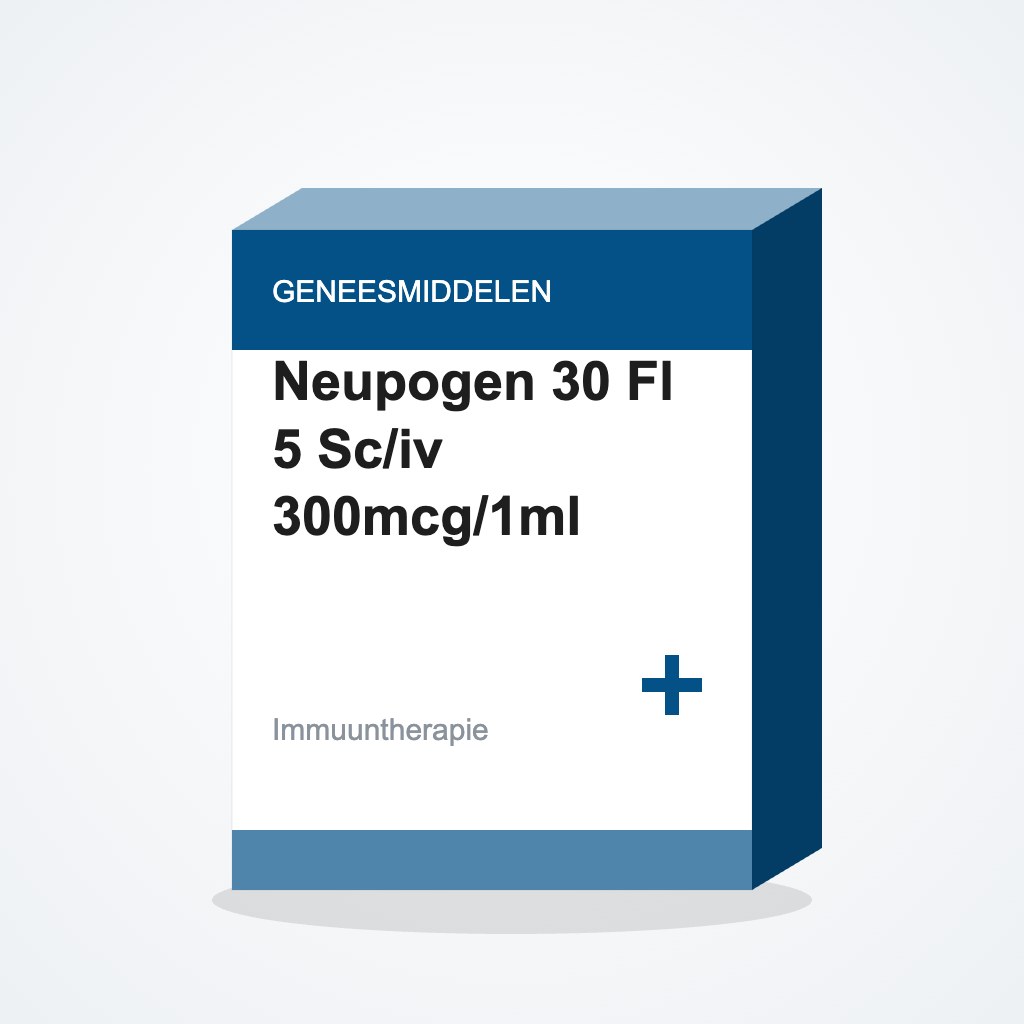 [0383042] Neupogen 30 Fl 5 Sc/iv 300mcg/1ml