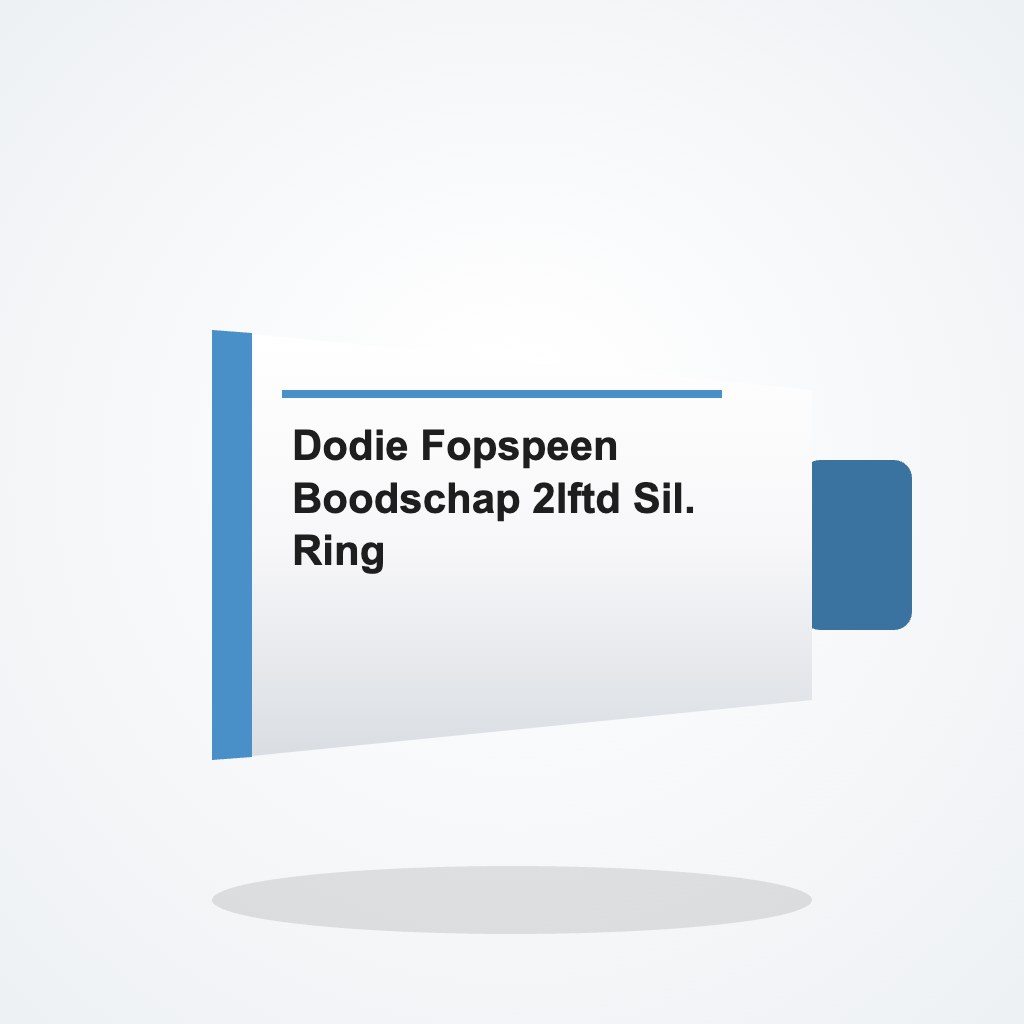 [3135035] Dodie Fopspeen Boodschap 2lftd Sil. Ring