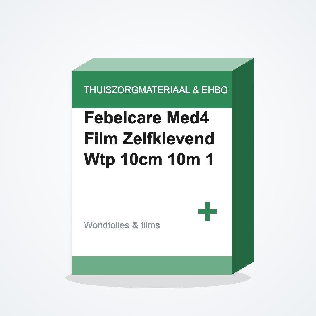 [3432127] Febelcare Med4 Film Zelfklevend Wtp 10cm 10m 1