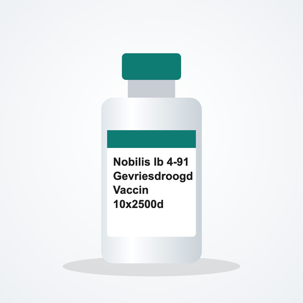 [2687358] Nobilis Ib 4-91 Gevriesdroogd Vaccin 10x2500d