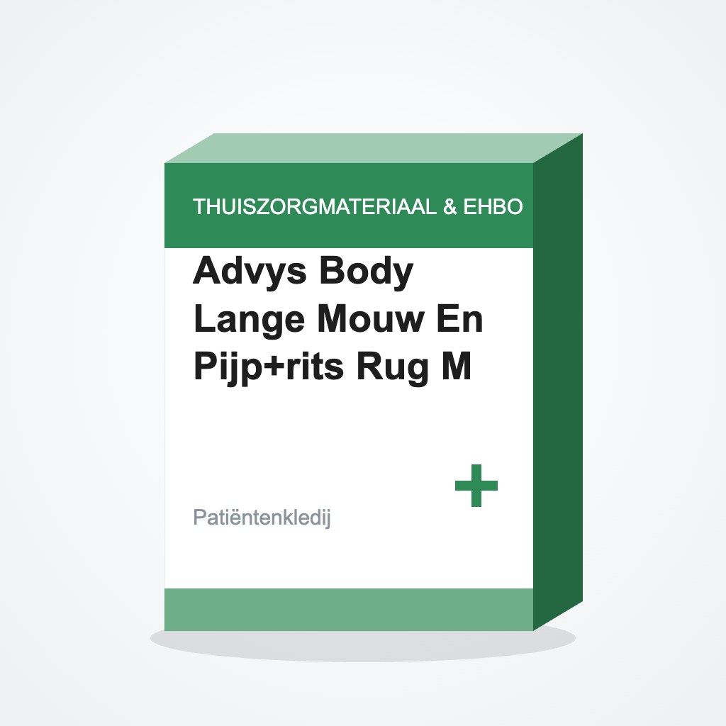 [4284527] Advys Body Lange Mouw En Pijp+rits Rug M